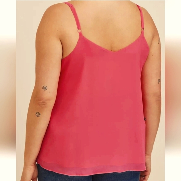 Torrid Sophie Double Layer Swing Candy Coral 2X - Picture 2 of 9